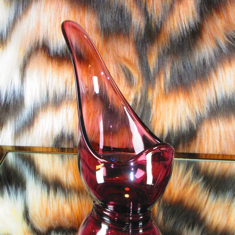 Purple Swung Glass Votive Holder